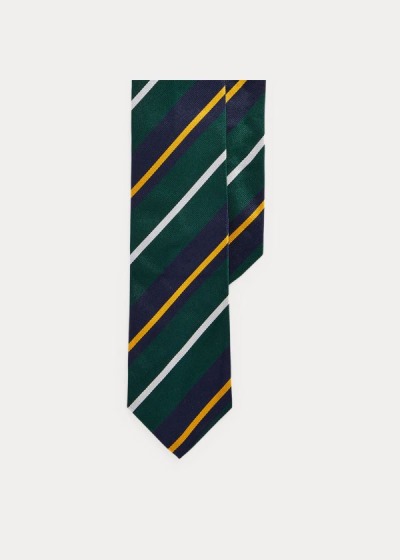 Men's Polo Ralph Lauren Striped Silk Narrow Ties | 184203WGL